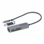 StarTech.com Lettore di schede di memoria multimediale USB 3.0, lettore di schede SD/microSD/CompactFlash, adattatore portatile 