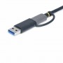 StarTech.com Lettore di schede di memoria multimediale USB 3.0, lettore di schede SD/microSD/CompactFlash, adattatore portatile 
