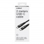 C TO C CABLE 100W 2MT BK