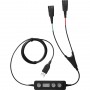 Jabra Link 265 cavo audio USB2.0 2x QD Nero (265-09)