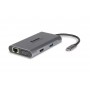 Hamlet HDKC-PD400H replicatore di porte e docking station per notebook Cablato USB 3.2 Gen 1 (3.1 Gen 1) Type-C Gr (HDKC-PD400H)