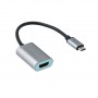 i-tec Metal C31METALHDMI60HZ cavo e adattatore video 0,15 m USB tipo-C Grigio, Turchese (C31METALHDMI60HZ)