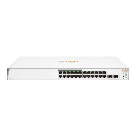 HPE ARUBA INSTANT ON SWITCH 1830 24 PORTE GIGABIT 12XPOE 2 SLOT SFP 195W (JL813A)