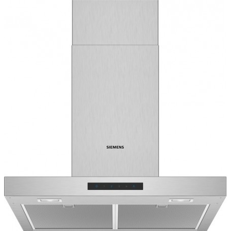 Siemens iQ300 LC66BBM50 cappa aspirante Cappa aspirante a parete Acciaio inossidabile 580 m³/h A (LC66BBM50)