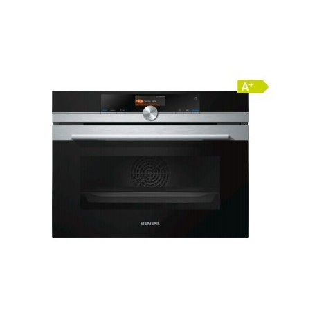 Siemens iQ700 CS636GBS2 forno 47 L A+ Nero, Acciaio inossidabile (CS636GBS2)