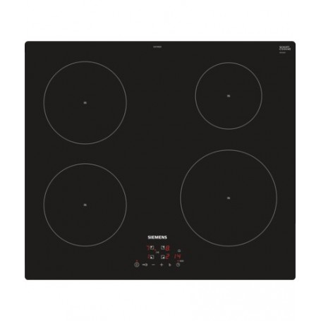 Siemens EU611BEB2E piano cottura Nero Da incasso Piano cottura a induzione 4 Fornello(i) (EU611BEB2E)