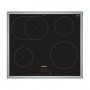 Siemens EW645CFB2E piano cottura Nero, Acciaio inossidabile Da incasso Piano cottura a induzione 4 Fornello(i) (EW645CFB2E)