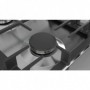 Bosch Serie 6 PCH6A5C90D piano cottura Nero, Acciaio inossidabile Da incasso Gas 4 Fornello(i) (PCH6A5C90D)
