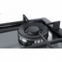 Bosch Serie 6 PCH6A5C90D piano cottura Nero, Acciaio inossidabile Da incasso Gas 4 Fornello(i) (PCH6A5C90D)