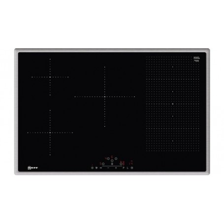 Neff T58BD20N Nero, Acciaio inossidabile Da incasso Piano cottura a induzione 5 Fornello(i) (T58BD20N0)