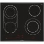 Bosch Serie 8 PKM675DP1D piano cottura Nero, Acciaio inossidabile Da incasso Ceramica 4 Fornello(i) (PKM675DP1D)