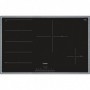Bosch PXE845FC1E piano cottura Nero, Acciaio inossidabile Da incasso Ceramica 4 Fornello(i) (PXE845FC1E)
