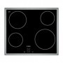 Bosch PKE645D17E piano cottura Nero Da incasso Ceramica 4 Fornello(i) (PKE645D17E)