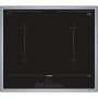 Bosch Serie 6 PVQ645FB5E piano cottura Nero, Acciaio inossidabile Da incasso Piano cottura a induzione 4 Fornello(i (PVQ645FB5E)
