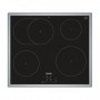 Siemens EH645BFB1E piano cottura Nero, Acciaio inossidabile Da incasso Piano cottura a induzione 4 Fornello(i) (EH645BFB1E)