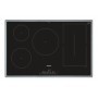 Siemens iQ500 ED845FWB5E piano cottura Nero, Acciaio inossidabile Da incasso Piano cottura a induzione 5 Fornello(i (ED845FWB5E)