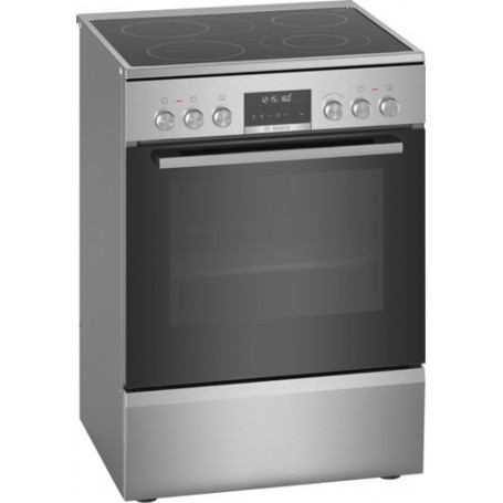 Bosch Serie 6 HKS79U250 cucina Piano cottura Ceramica Nero, Argento A (HKS79U250)