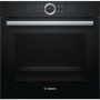 Bosch Serie 8 HBG635BB1 forno 71 L A+ Nero, Acciaio inossidabile (HBG635BB1)