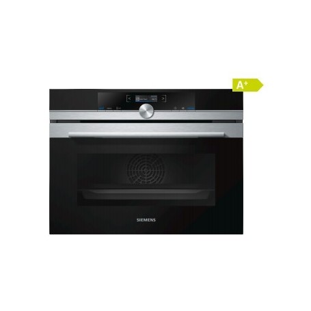 Siemens iQ700 CB674GBS3 forno 47 L A+ Nero, Acciaio inossidabile (CB674GBS3)