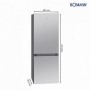 Bomann KG 320.2 frigorifero con congelatore Libera installazione 165 L E Acciaio inossidabile (732090)