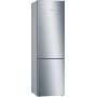 Bosch Serie 6 KGE39ALCA frigorifero con congelatore Libera installazione 343 L C Acciaio inossidabile (KGE39ALCA)