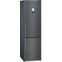 Siemens iQ500 KG39NHXEP frigorifero con congelatore Libera installazione 368 L E Nero, Acciaio inossidabile (KG39NHXEP)