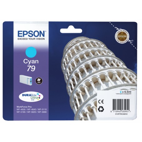 Epson Tower of Pisa Tanica Ciano (C13T79124010)