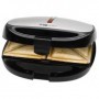 Clatronic ST/WA 3670 tostiera 800 W Nero, Acciaio inossidabile (ST/WA 3670)