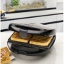 Clatronic ST/WA 3670 tostiera 800 W Nero, Acciaio inossidabile (ST/WA 3670)