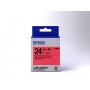 Epson Nastro fondo Pastello Rosso per testo Nero 24/9 LK-6RBP (C53S656004)