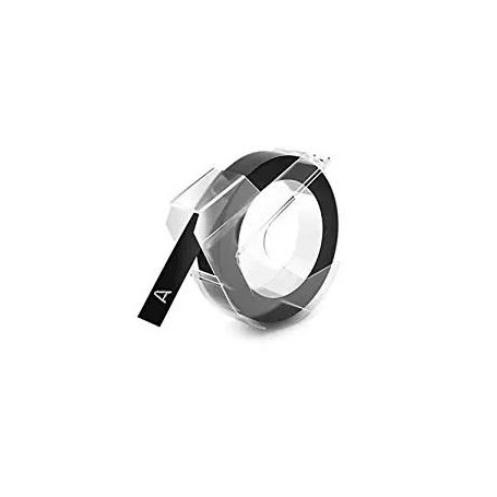 DYMO 520109 nastro per etichettatrice Bianco su nero (520109)