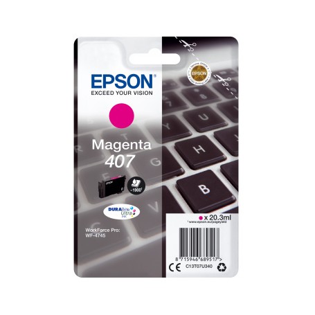 Epson WF-4745 cartuccia d'inchiostro 1 pz Originale Magenta (C13T07U340)