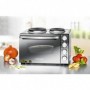 Rommelsbacher KM 3300 cucina Fornetto da appoggio Piastra sigillata Nero, Argento (KM 3300)