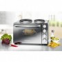Rommelsbacher KM 3300 cucina Fornetto da appoggio Piastra sigillata Nero, Argento (KM 3300)