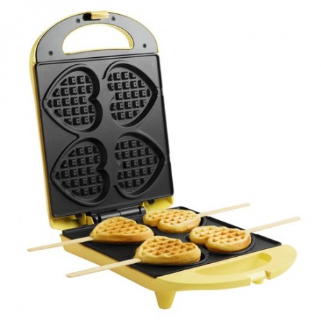 Bestron DSW271 piastra per waffle 4 waffle 780 W Giallo (DSW271)