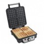 Bestron ASW281 piastra per waffle 4 waffle 1100 W Nero, Acciaio inossidabile (ASW281)