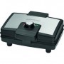 Clatronic WA 3606 2 waffle 800 W Nero, Acciaio inossidabile (271705)