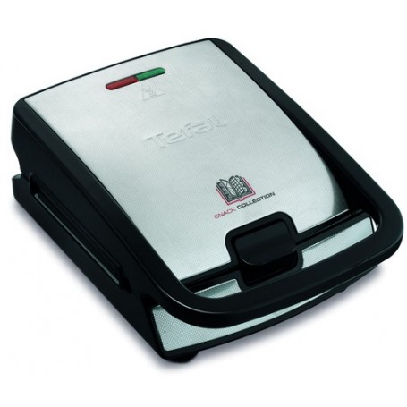 Tefal Snack Collection SW 852 D tostiera 700 W Nero, Acciaio inossidabile (SW852D)