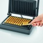 Severin WA 2114 piastra per waffle 12 waffle 800 W Nero, Acciaio inossidabile (WA 2114)