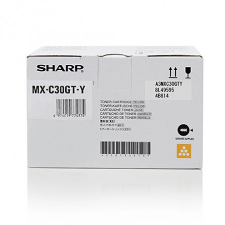 Sharp MXC30GTY cartuccia toner 1 pz Originale Giallo (MXC30GTY)