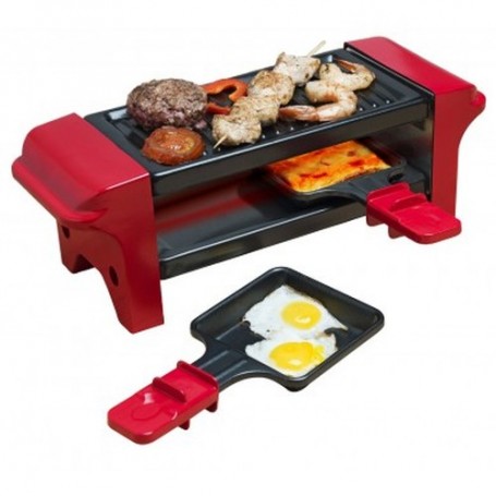 Bestron AGR102 griglia per raclette Nero, Rosso (AGR102)