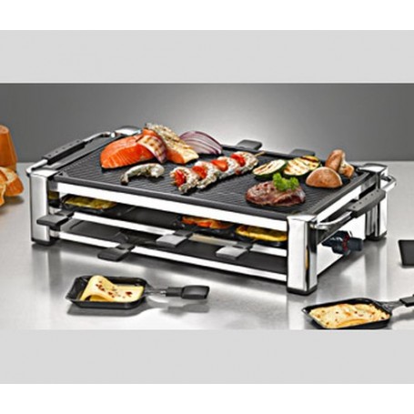 Rommelsbacher RCC 1500 griglia per raclette 1500 W Cromo (RCC 1500)