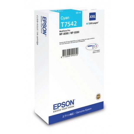 Epson WF-8090 / WF-8590 Ink Cartridge XXL Cyan (C13T754240)