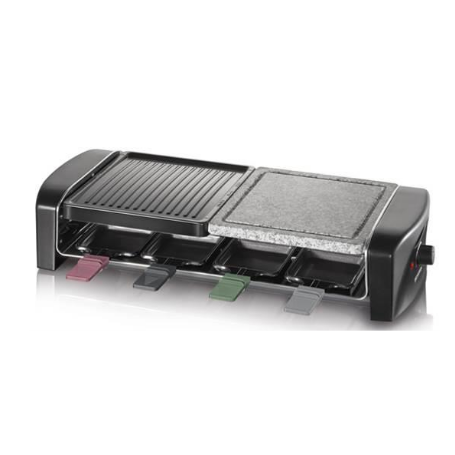 Severin RG 9645 griglia per raclette Nero (RG 9645)