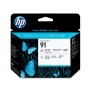 HP Testina di stampa nero e grigio chiaro fotografici 91 (C9463A)