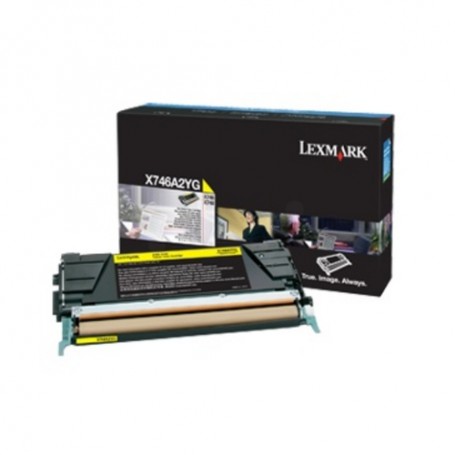 Lexmark X746A3 Y cartuccia toner 1 pz Originale Giallo (X746A3YG)