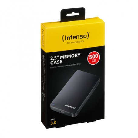 Intenso Memory Case 2.5" USB 3.0 disco rigido esterno 500 GB Nero (6021530)