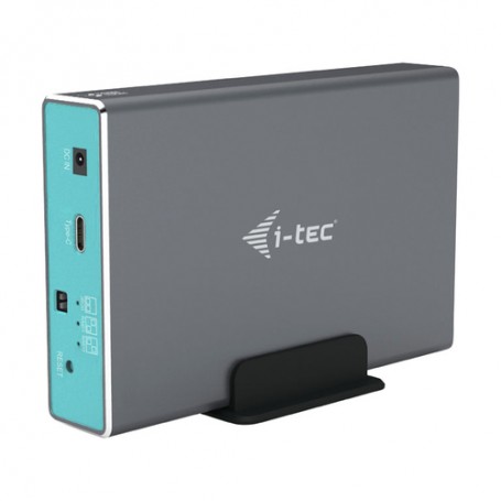 i-tec CAMYSAFEDUAL25 contenitore di unità di archiviazione Box esterno HDD/SSD Grigio 2.5" (CAMYSAFEDUAL25)