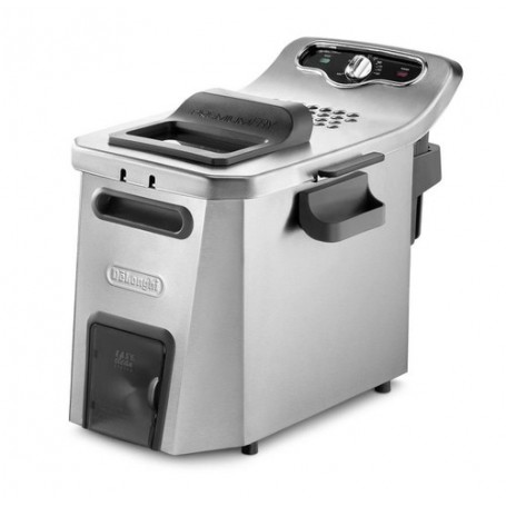 De’Longhi F 44532 CZ friggitrice Singolo 5 L Indipendente 3200 W Nero, Acciaio inossidabile (F 44532 CZ)