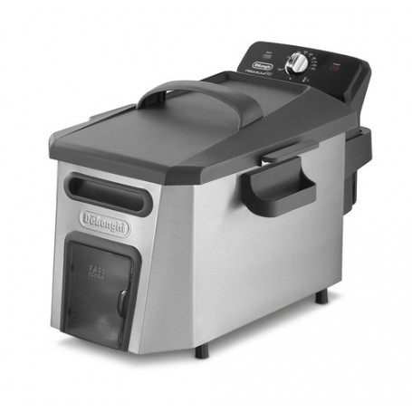 De’Longhi F 44510 CZ friggitrice Singolo 3 L Indipendente 3200 W Nero, Acciaio inossidabile (F 44510 CZ)